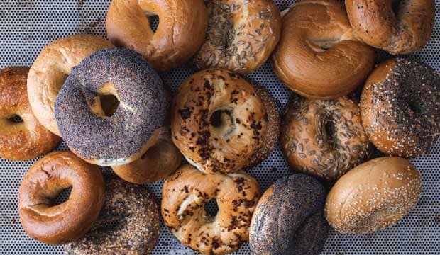 Flavoured Bagels from The Bagel Co. - three generations of bagels