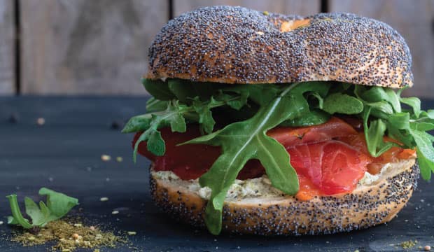 Smoked Salmon Bagel - The Bagel Co. online or in-store.